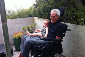 Five months ago David Yates was able to hold his grandson Awa David but his decline means that is no longer possible. 